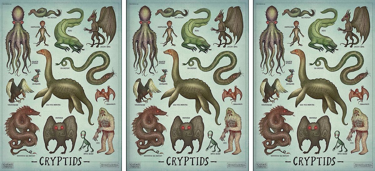 Crypto zoology poster Crypto zoology poster bgogo crypto