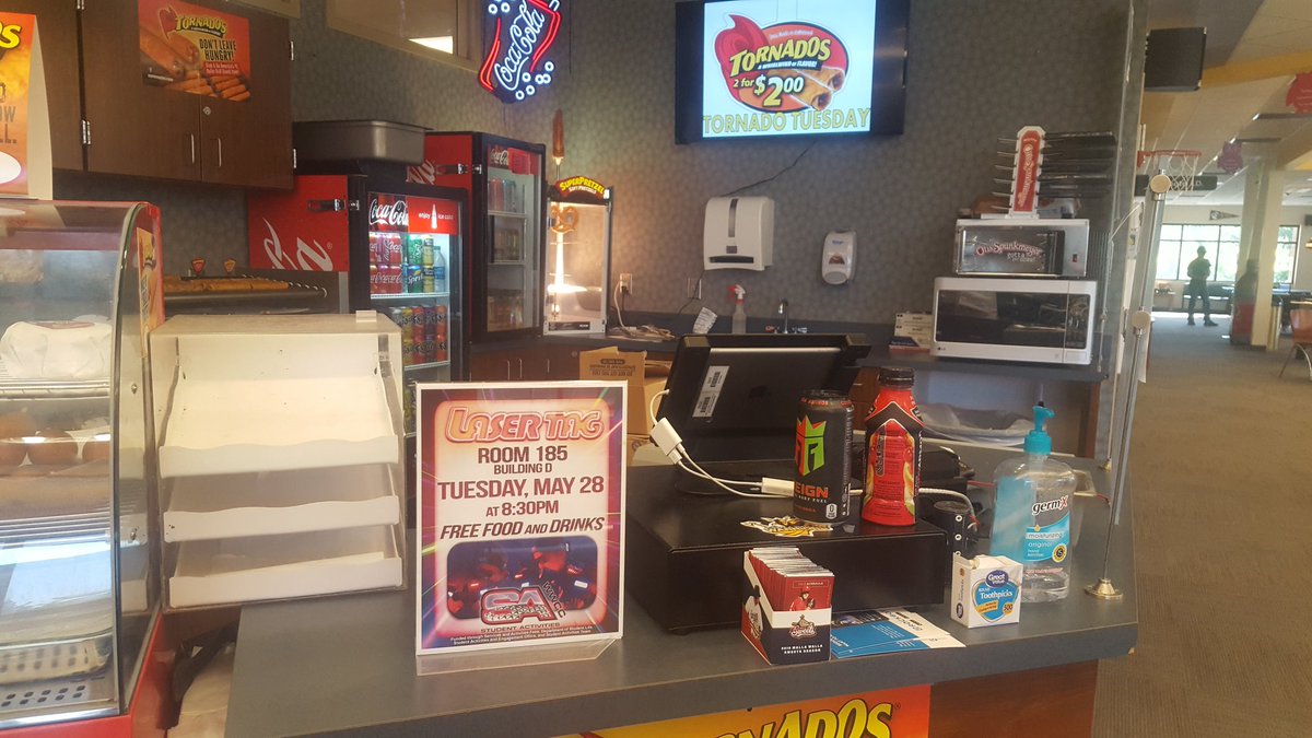 WarriorPitStop's tweet photo. Not only is today @wwccstudentlife Twitter Tuesday...but it's our Tornado Tuesday as well...one of the final ones of the school year! Don't miss out! Tornados are 2 for $2 until we clear the grill! #GoWarriors https://t.co/VlBHyJWd0T