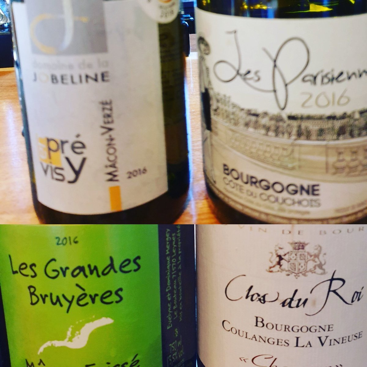 8 wines these 4 blind comparing terroir, style, price. Bourgogne and Macon with a geographical region- excellent value for money <a href="/BourgogneWines/">Bourgogne Wines</a> #BourgognePassItOn