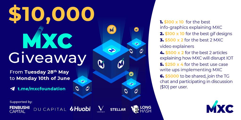 Thecryptomist's tweet photo. HUGE $10k $MXC #GIVEAWAY 🚀🚀

 Multiple ways to enter: 

- Follow @MXCfoundation 
- Follow my account

- Join https://t.co/gXgGInLsNM
- Like &amp; RT this

For those that enter the competitions, @MXCfoundation and #MXCGIVEAWAY with your entry!! 

#airdrop #giveaway https://t.co/HV2PCKnbBh