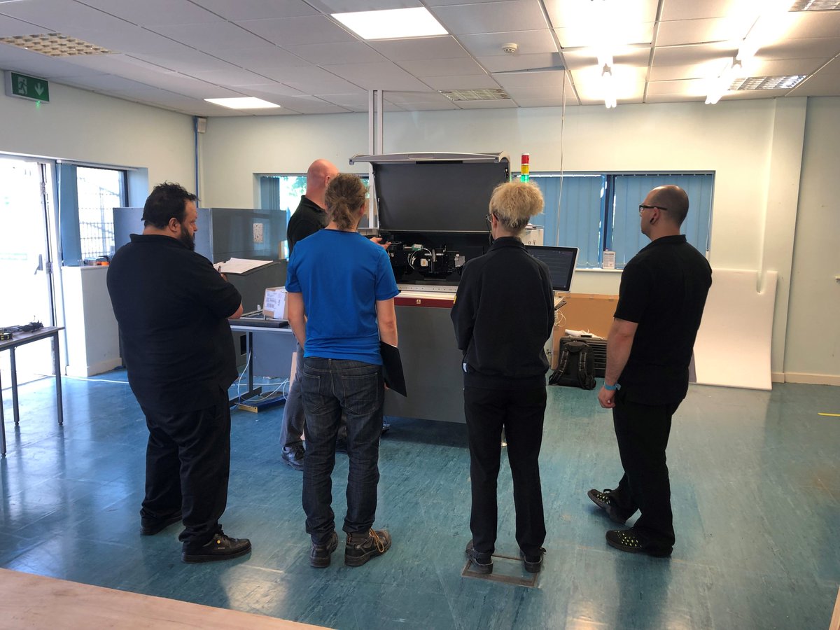 DJAssemblyLtd's tweet photo. Printer training complete and we are now running more efficiently than ever! https://t.co/MnbD5rTaeT