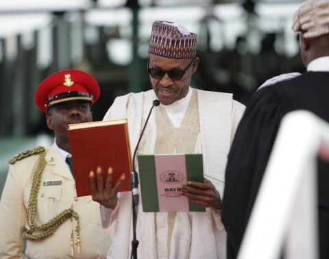 BashirAhmaad's tweet photo. Muhammadu Buhari will be sworn-in as President of the Federal Republic of Nigeria (2019 – 2023), tomorrow at the Eagles Square, Abuja. #PMB2ndTerm https://t.co/htcl6yhb46