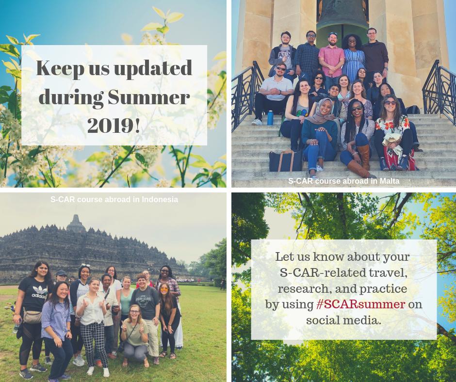 GMUCarterSchool's tweet photo. Summer 2019 has begun, and we’re excited to see what our students, faculty, and alumni are up to! Whether you’re studying or teaching abroad, conducting research, or completing an internship or fellowship, keep us updated using the hashtag #SCARsummer. https://t.co/cS1DfQWzAe