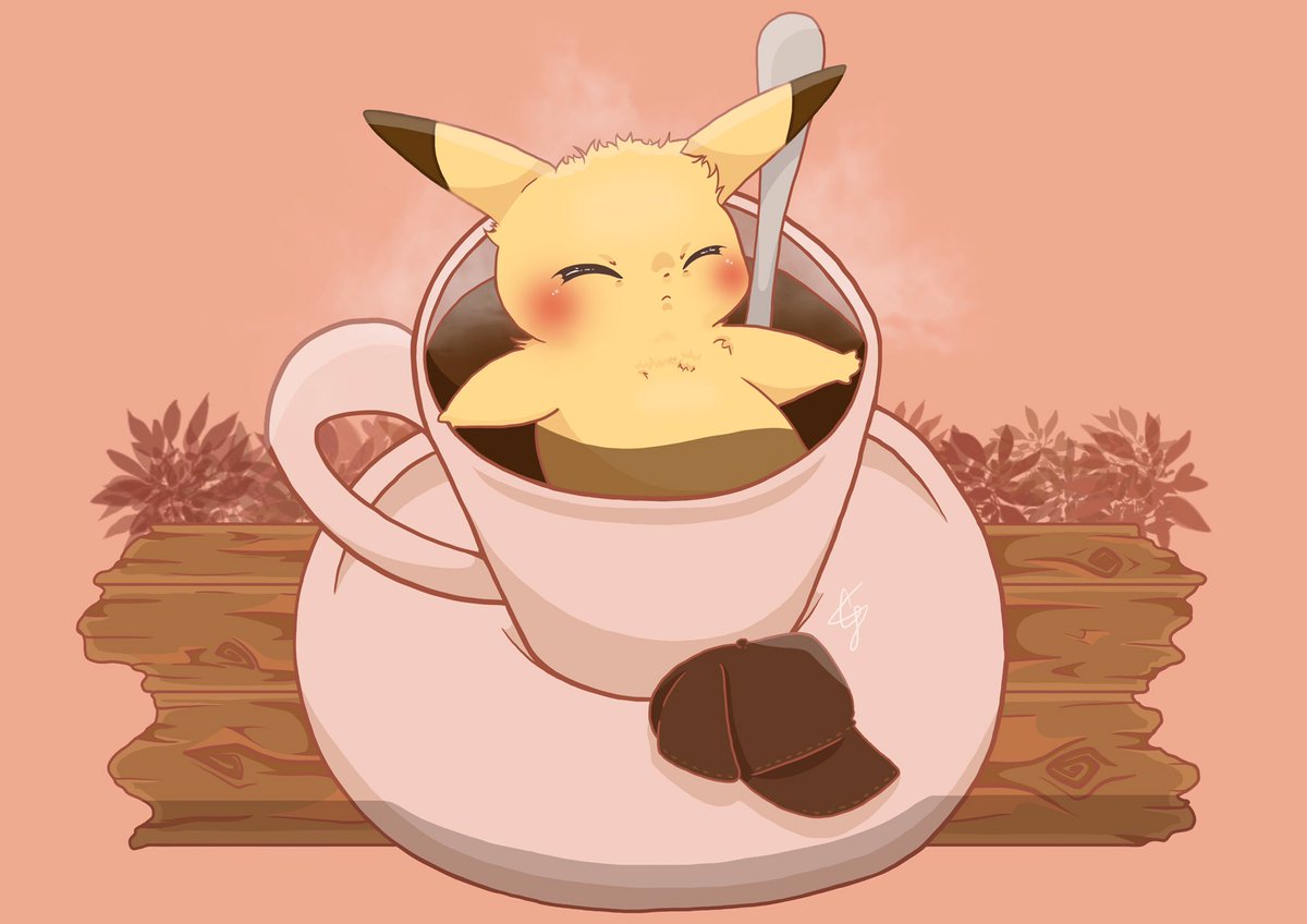 childsdrawing's tweet photo. Detective pikachu having a break ☕️💗🌸 #detectivepikachu #detectivepikachumovie #coffee #pikachu #digitalart #digitaldraw #digitaldrawing #cuteart #draw #drawing #drawings #drawdrawdraw #drawallday #drawallnight #lovetodraw #lovedraw #lovedrawing #drawn #dessin #pikacute https://t.co/W6GG8f84jn