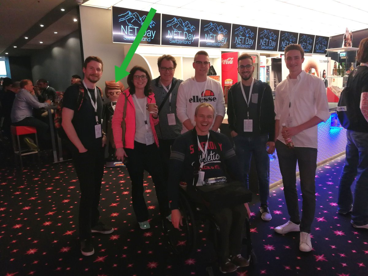 urbanbit's tweet image. Hey - I didn&apos;t realize, he was with us at #dotnetday19 😄