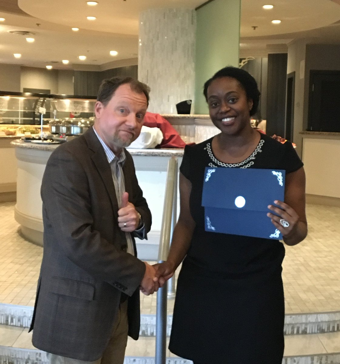uaxMACT's tweet photo. Congratulations to Oyinda Medugbon! Oyinda is the 2019 recipient of the Dr. Marco Adria Award https://t.co/LwJMtkuQRs #mact2019 https://t.co/ovFR9cV1sK