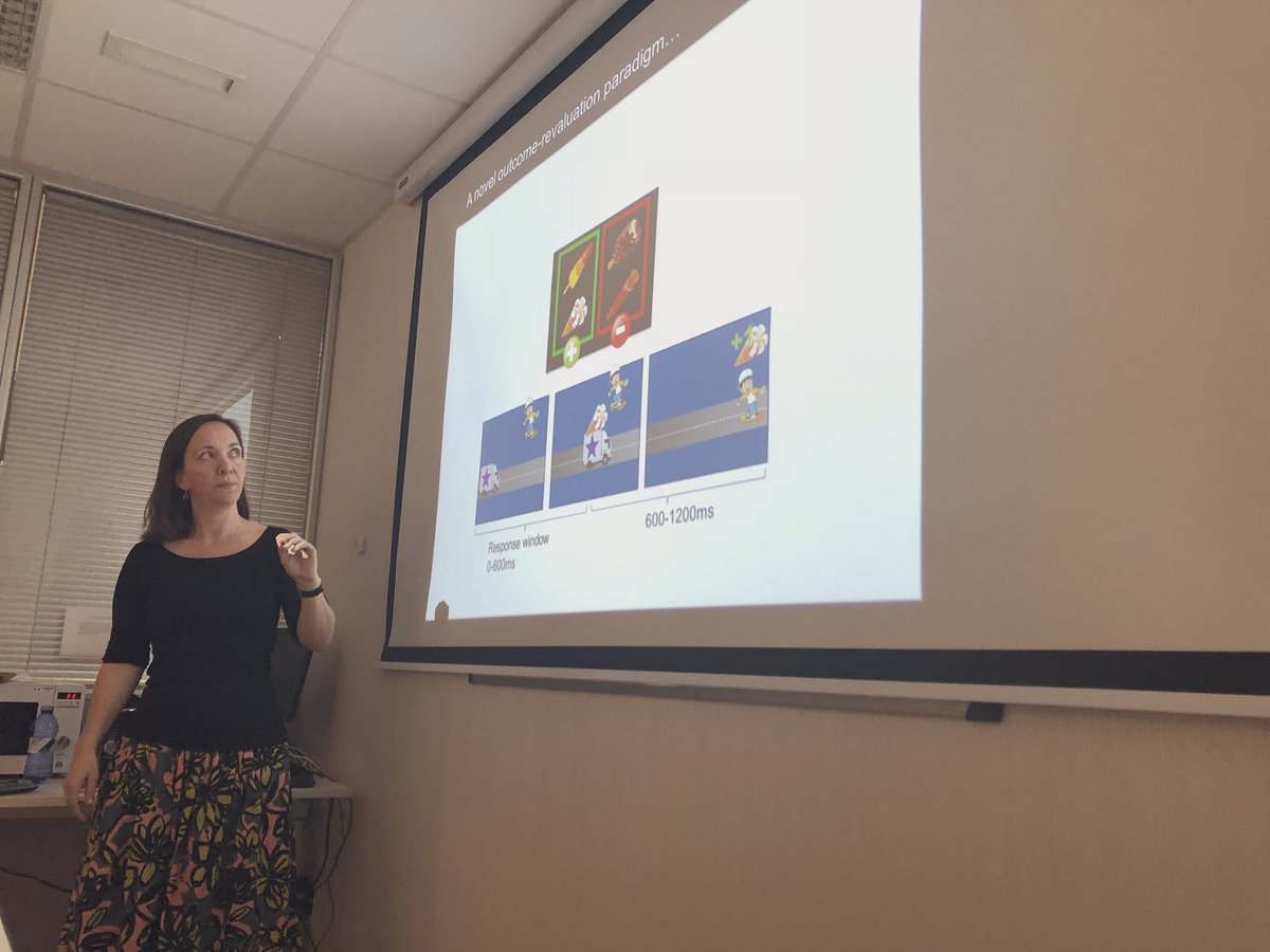 ignacio_obeso's tweet image. the difficult story of measuring habits in humans. real-life experiments seem the way forward! great talk by dr de wit #habits #goaldirected