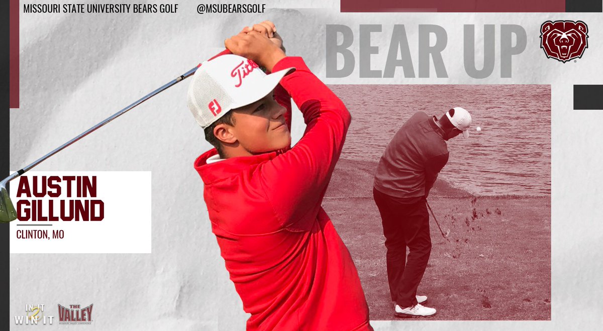 Pleased to welcome Austin Gillund from Clinton, MO to the program for 2019-20!  #BearUp 🐻⛳️