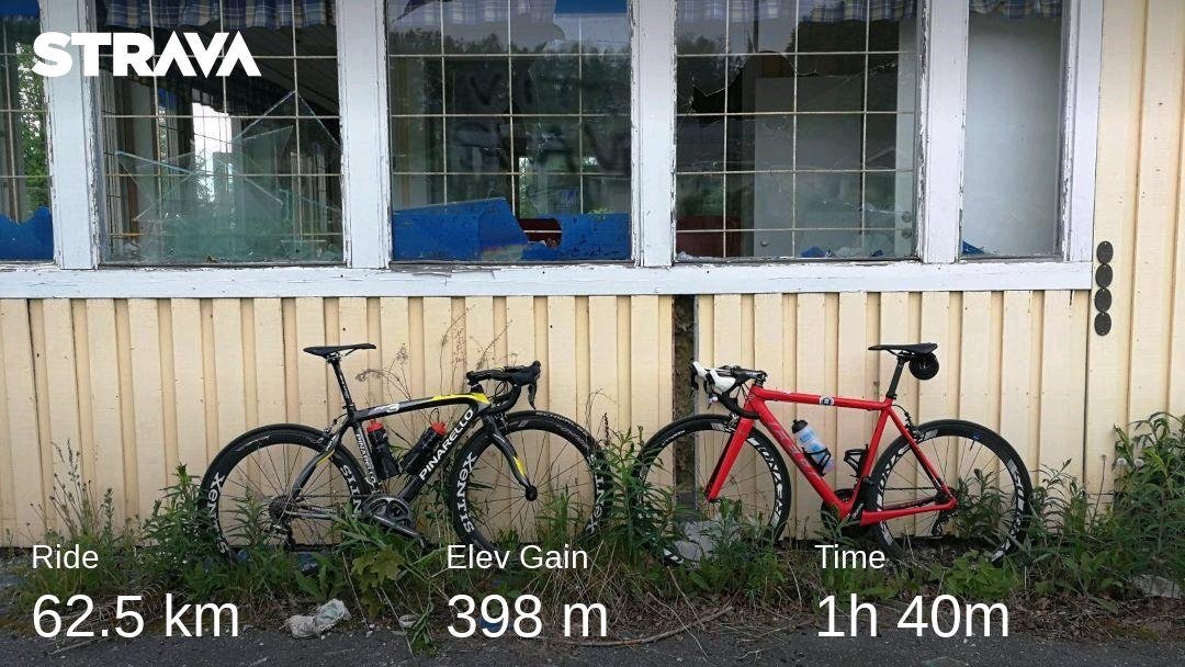 Tiistain vauhtilenkki with @Felttimies #teamSKu #Pinarello #Felt #roadbike  strava.app.link/motXHWCU3W