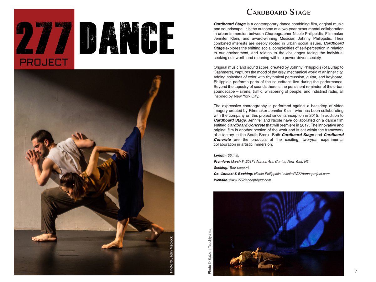 Thinking of submitting a new dance project to "Pitchbook: Vol. VI"? Hear what <a href="/277danceproject/">277 Project</a> says about their experience: "Our work was presented by a theater in Brooklyn and I believe Pitchbook closed the deal." Learn more and submit: americandanceabroad.org/pitchbook/