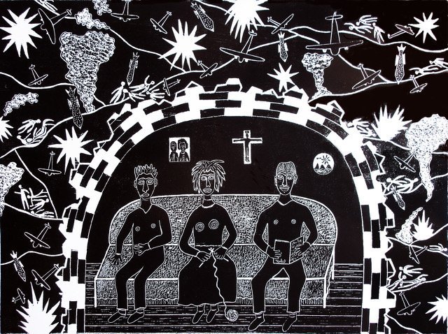 SOS ART 2019. This event always delivers thought provoking works from local artists and poets. Don't miss the poetry readings June 1 and June 8 from 7-9. Tadashi Kato will perform his powerful dance choreography 6/8 from 9:15 - 9:40. 
@artacademycincy