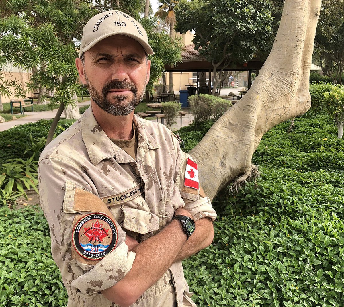 RCAF_ARC's tweet image. Major Anthony Stuckless recounts his experiences serving with #OpARTEMIS, Canada’s contribution to the multinational force promoting maritime security in the Gulfs of Oman and Aden, the Red Sea, and the Indian Ocean: rcaf-arc.forces.gc.ca/en/article-tem… #RCAF #RCAFProud #myRCAF #OurForces