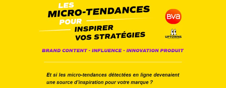 [Evénement] Quelques places encore Lundi 3 juin, @BVA et @Uptowns dévoilent leur nouvelle offre micro-tendances. J’aurai le plaisir de vous y retrouver avec @DominiqueLevy @LucieRegéreau @EmilieBoutes-Eberly @LaurentHabib @LudovicBajard @PhilippeLlewellyn. MP svp pour s'inscrire.