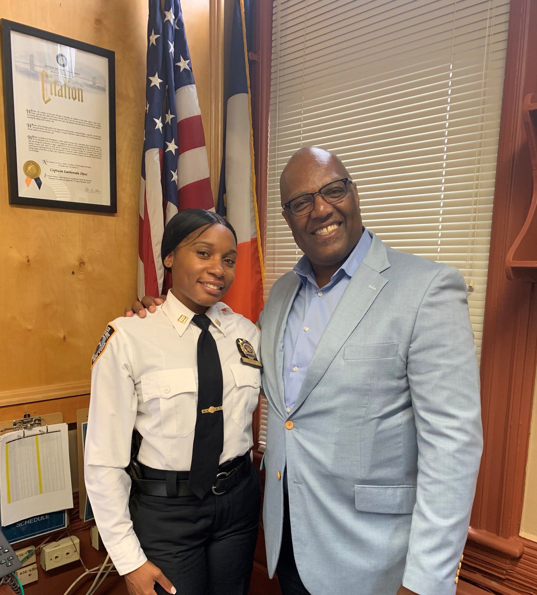 NYPD 88th Precinct on Twitter "Mayor Michael C. Butler from the City