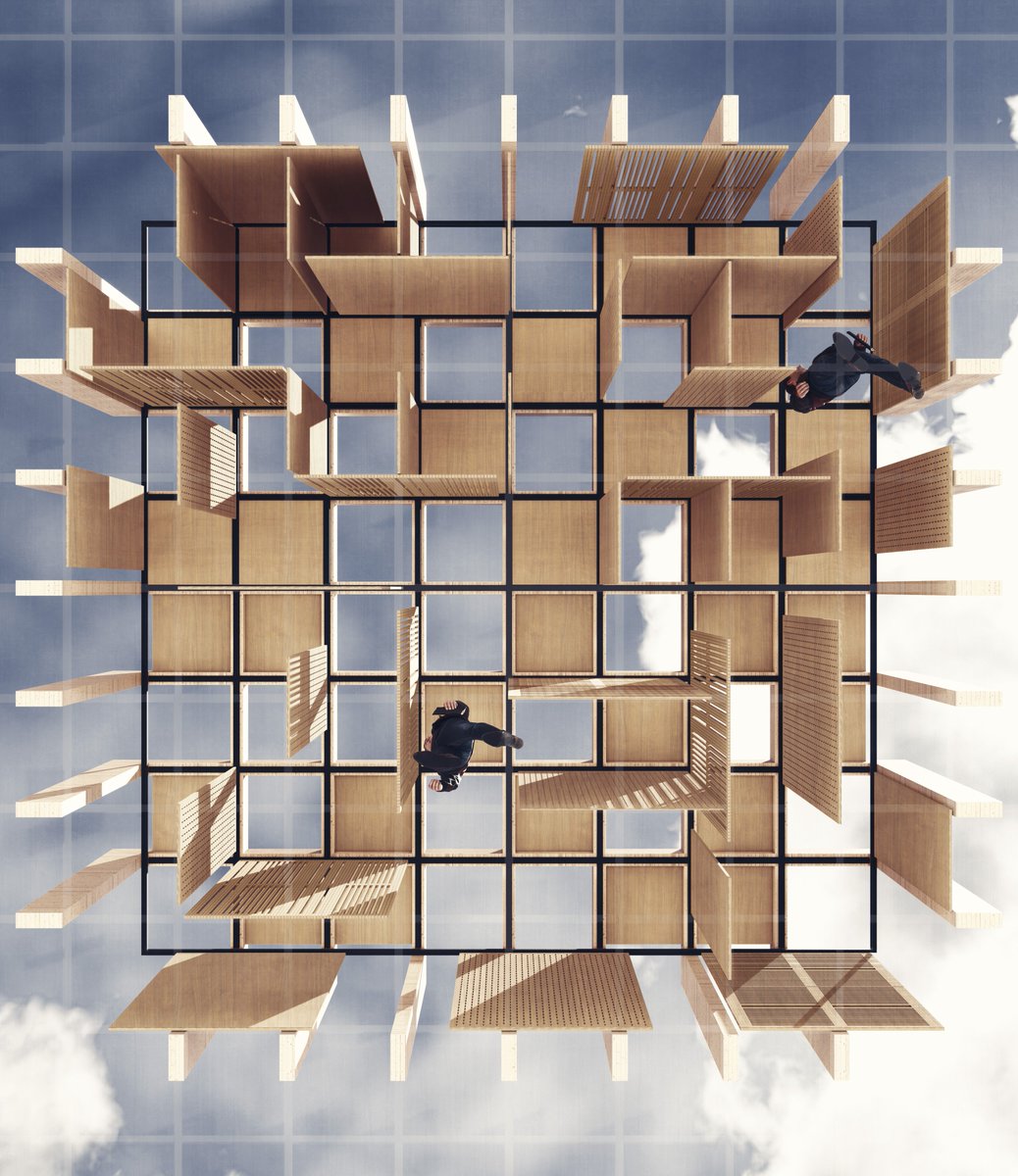 StrideTreglown's tweet photo. We've teamed up with @TaylorMaxwellCo, @RobertBirdGroup, @Huxlo_UK & Marazzi UK, to create #TheRedivider, an immersive pavilion in #LondonBridge for #LFA2019 @LFArchitecture. Join us for the opening party on 4th June. But sign up, places are limited! 📲https://t.co/3U8Xa7lFaq https://t.co/WNqIXn3tZg