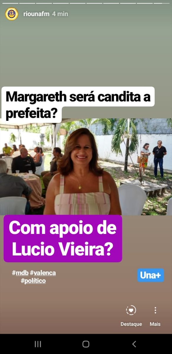 RIOUNAFM's tweet photo. Segundo informações ela poderá disputar a eleição contra o ex-marido e com o apoio de Lúcio Vieira Lima. https://t.co/8kC8uAPeAN