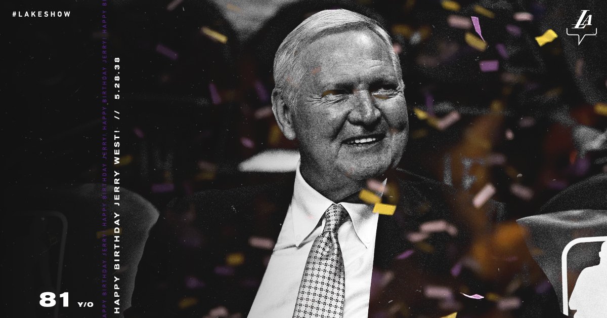 Mr. Clutch. The Logo. 

Happy birthday to the great Jerry West! 