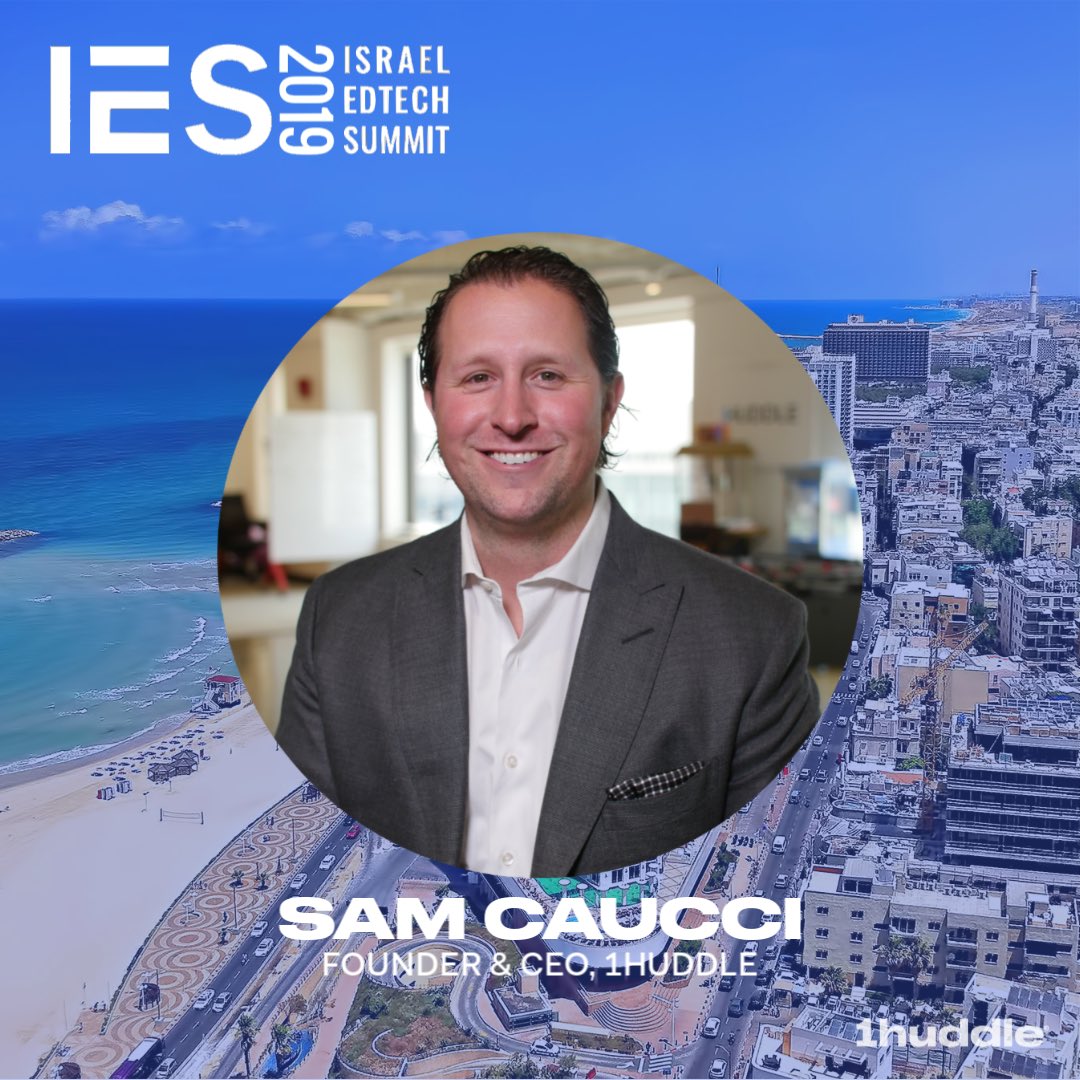 samcaucci's tweet image. ✈️➡️🇮🇱 Israel next week for the Israel EdTech Summit...Looking forward to talking jobs, workforce, and games! #EdTechIsrael #IsraelEduSummit @edtechisrael
