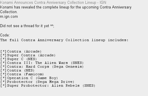 Konami Announces Contra Anniversary Collection Lineup - IGN