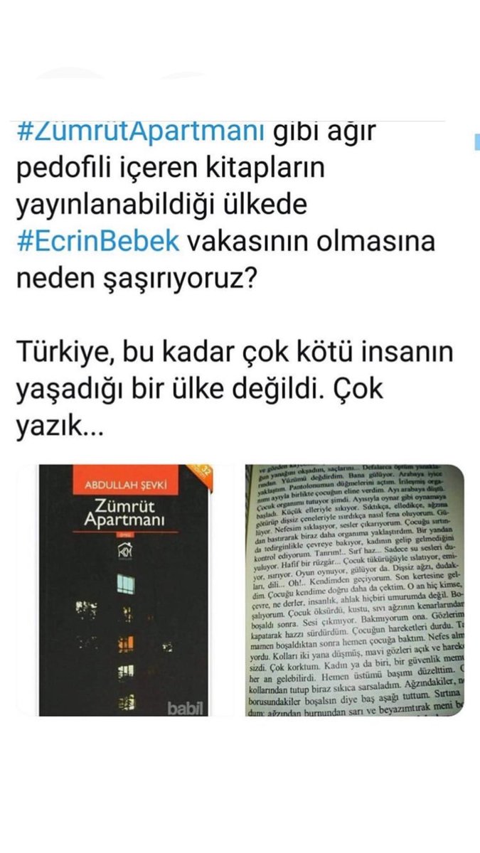 Yazık. Kelimeler tükendi. Umut tükendi. Alışıldı. Tiksiniyorum insanlıktan.  #ecrinbebek
