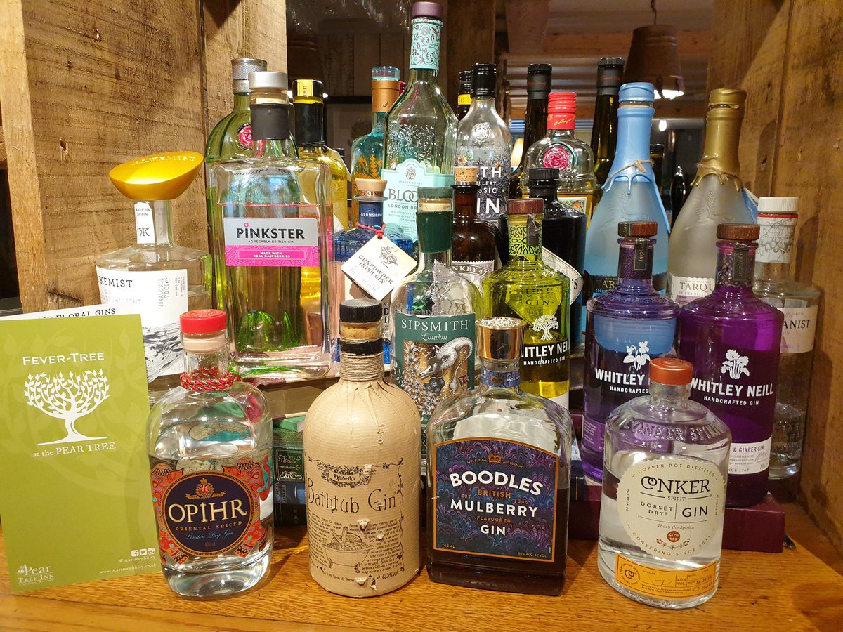 PearTreeWhitley's tweet photo. We love gin & we know our locals do too! Have you tried them all?
@FeverTreeMixers #peartreewhitley #ginmenu #timeforgin #pubswithgin https://t.co/02sUXb5cfO