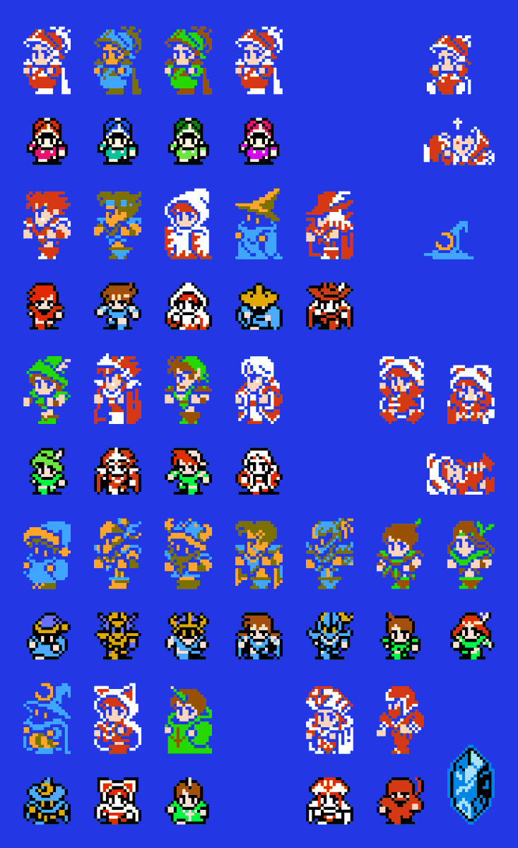 FF3 模写 #ドット絵 #pixelart