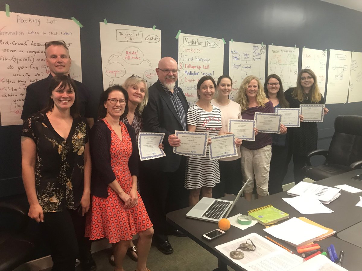 Look at this beautiful crop of new family mediators: