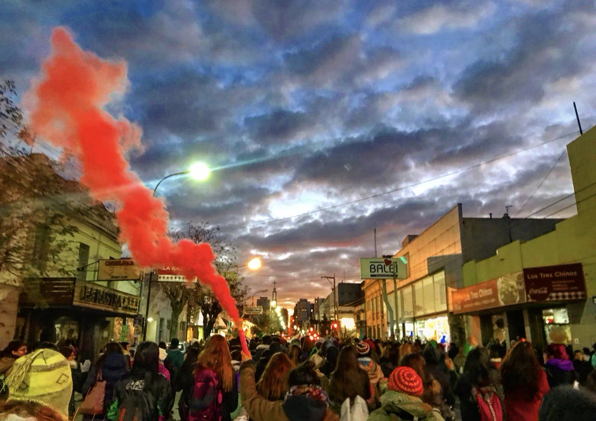 En Comodoro también salimos a pedir por el Aborto Legal, Seguro y Gratuito. #QueSeaLey