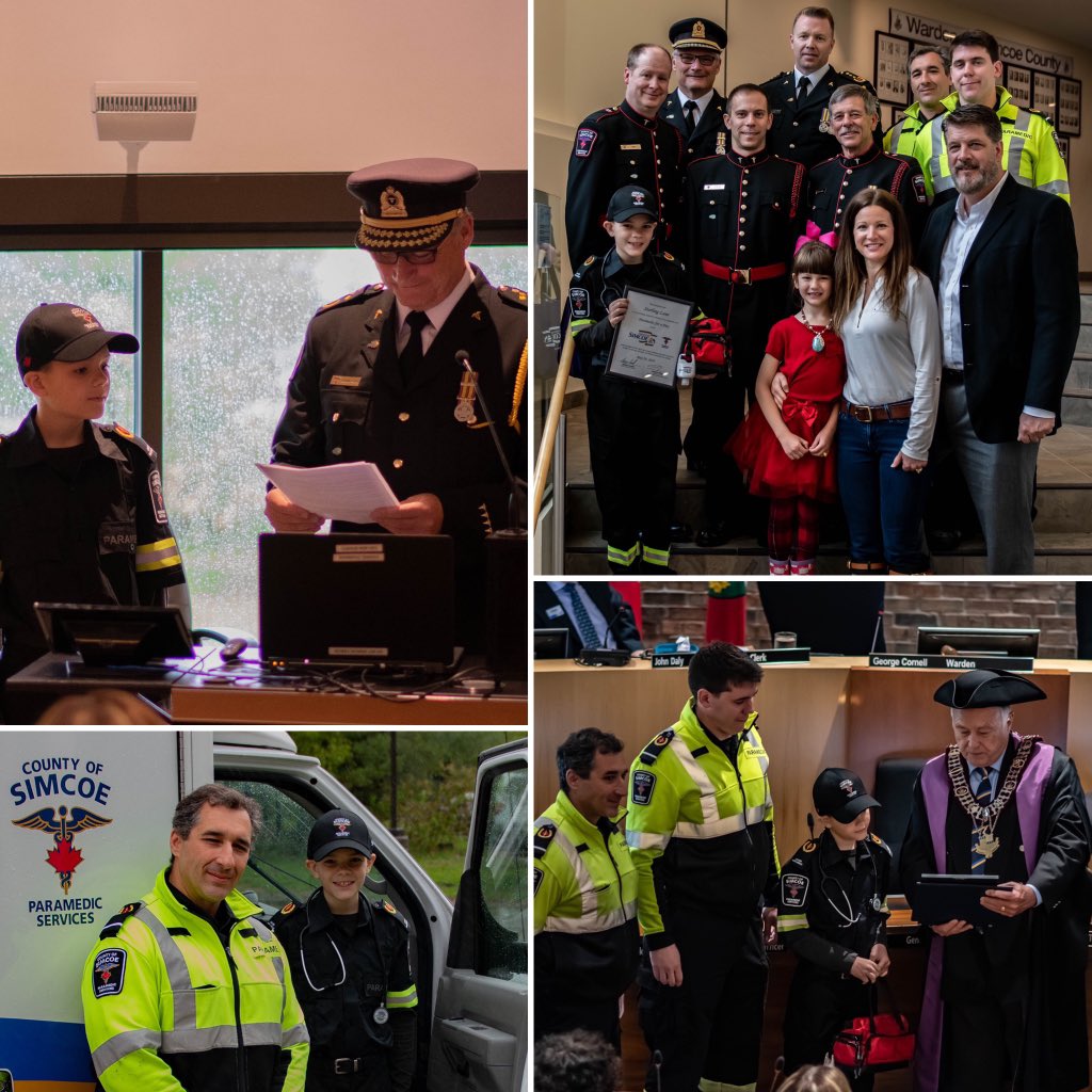 Opseulocal303's tweet photo. Say hello to Sterling, our paramedic for a day winner! After a day learning the ins and outs of paramedicine he left with a first aid kit and stethoscope. We will see more of this bright young man! #psweek2019 #paramedicservicesweek2019 #paramedicfortheday #keepparamedicslocal https://t.co/1eKPP9VZvk