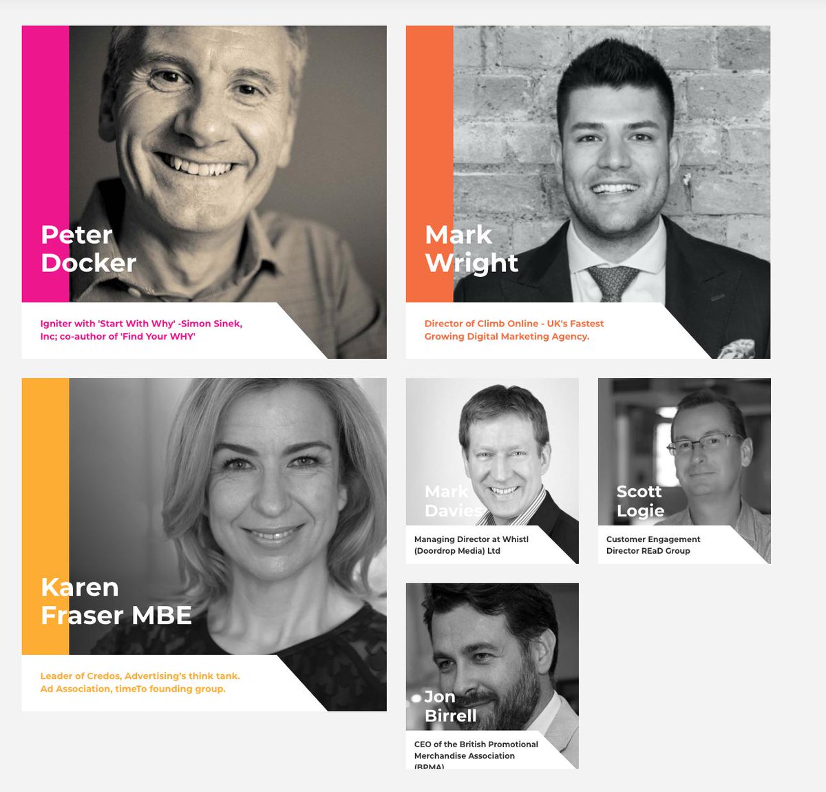Calling all marketers! @EPICthinking19 on Wednesday 3rd July @CongressCentre London. Tickets for this packed event are selling fast! Check out our speaker line up: <a href="/KarenFraser_MBE/">Karen Fraser MBE</a> <a href="/peterdocker/">Peter Docker</a> <a href="/Mark_E_Wright/">Mark Wright</a> <a href="/doordropmark/">Mark Davies</a> <a href="/scottlogic/">Scott Logie</a> <a href="/bpma/">bpma</a> Tickets here bit.ly/EPICtickets