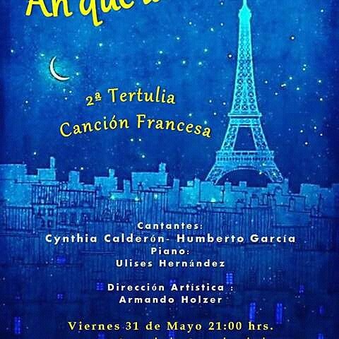 ULTIMA OPORTUNIDAD 
de disfrutar y acompañarnos en 
AH QUE LA CHANSON...
VIERNES 31 a las 9 pm 
Reserva a los Tels. 477 2167485 y 4771683221, 4772879377 y 4772190572

CUPO LIMITADO