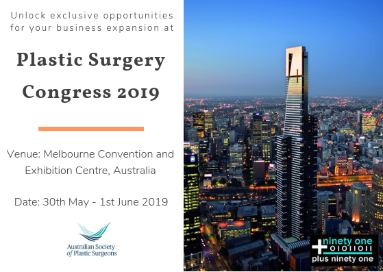 plus91's tweet photo. @PlastSurgAus with the participation of the Australasian Foundation for #PlasticSurgery is pleased to invite you to attend the Plastic #Surgery Congress (PSC) at the #Melbourne Convention and Exhibition Centre. @MCEC https://t.co/4rpjjFYSx2