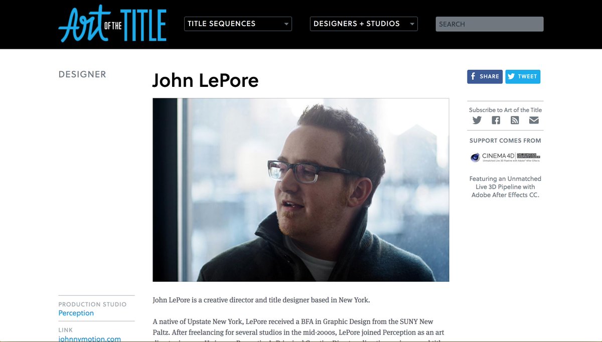 modesummit's tweet image. MODE 19 is finally here! We are kicking off the conference with keynote speaker, @JohnnyMotion, Creative Director, @exp_perception.

artofthetitle.com/designer/john-…

#modesummit #motion #motiondesign #animation #perception #cocamassey