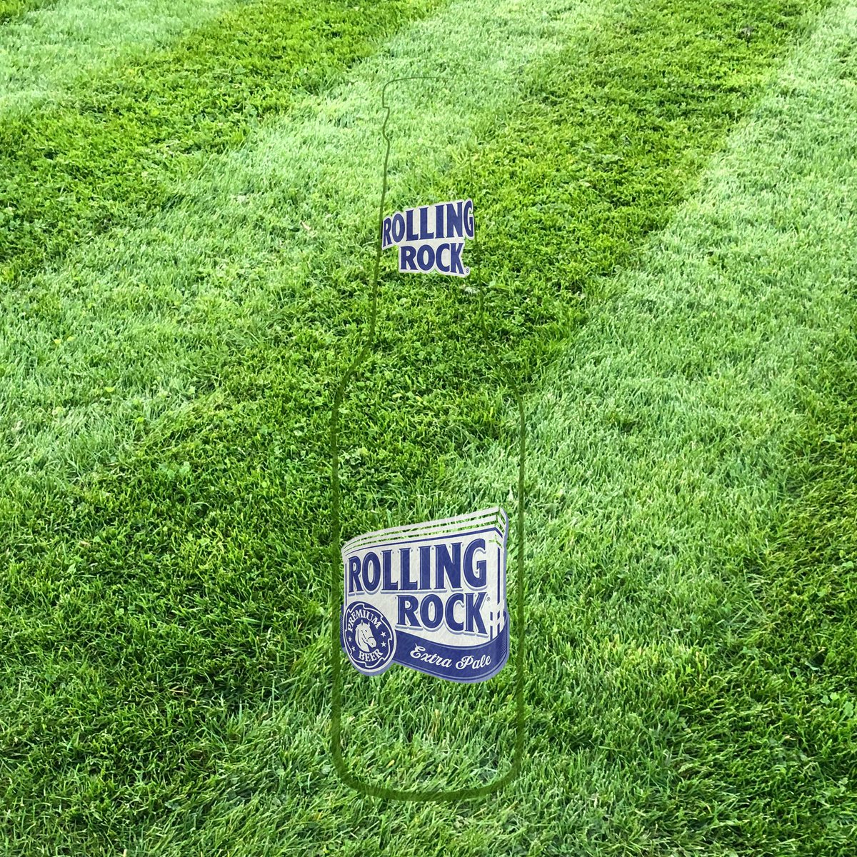 Rolling_Rock's tweet photo. Now introducing camouflage bottles #LawnBeer #Lawntent https://t.co/UlWyGMNhqL