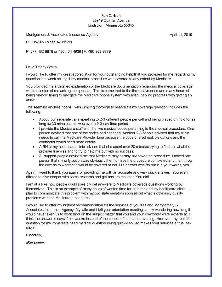 aragonmontgomer's tweet photo. It's always such a #pleasure to help people #navigate #ALTCS, #VA, #Medicare, & #AHCCCS. Here are #two examples of #customerfeedback we recently received.
#wecanhelp #maiaus #altcsplanning #angel #recommendations #kind #knowledgable https://t.co/RPSl47ivvo