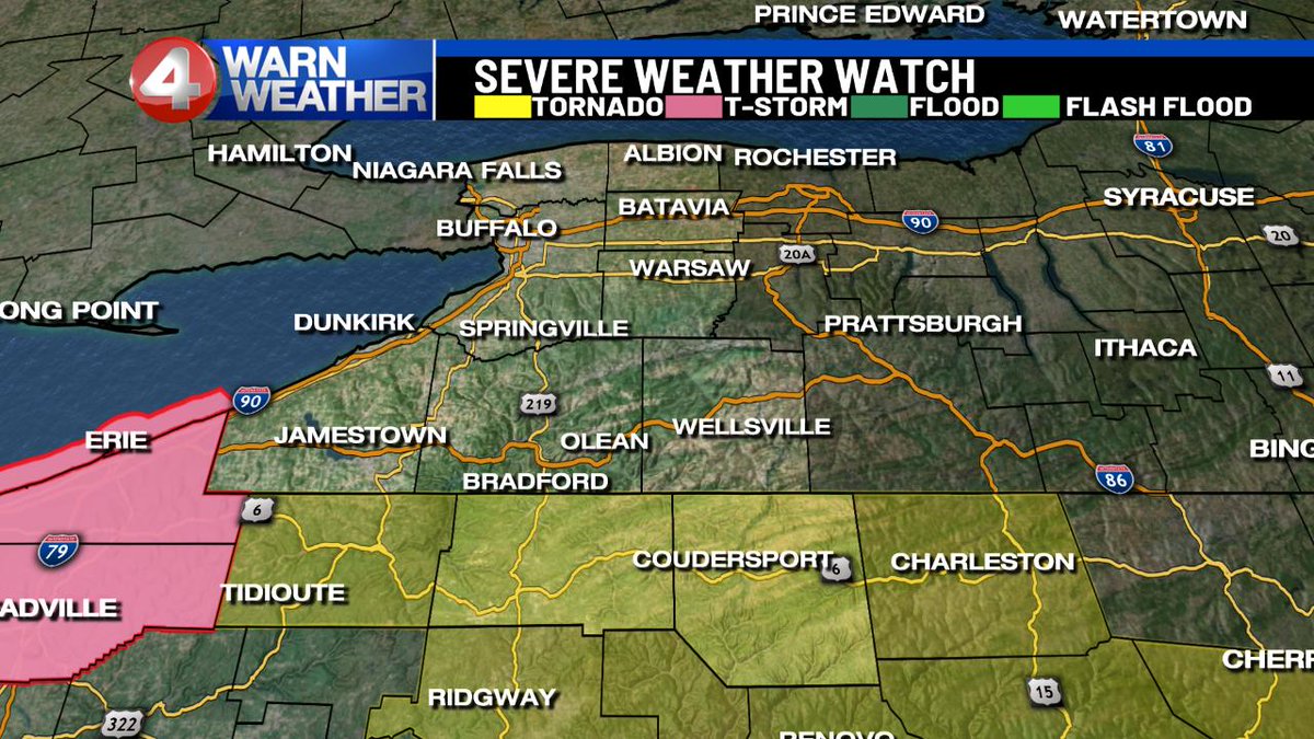 NWS has issued these alerts for our area. Latest on News4, #4WarnWeather App, and wivb.com.  RT