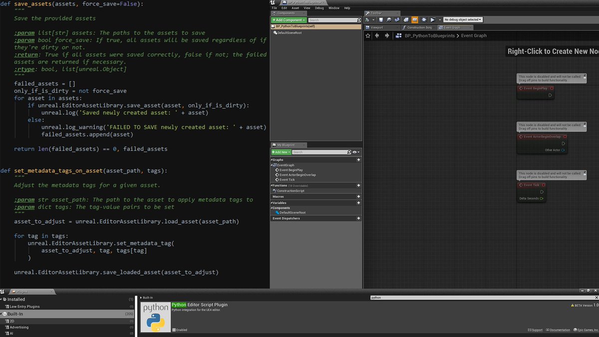 On this week's livestream, we'll be joined by <a href="/jdale88/">Jamie Dale</a> and @aaronbcarlisle to discuss getting started with Python in #UE4.

Thursday 5/30 @ 11 AM PDT / 2 PM EDT / 7 PM BST

okt.to/SgjNon