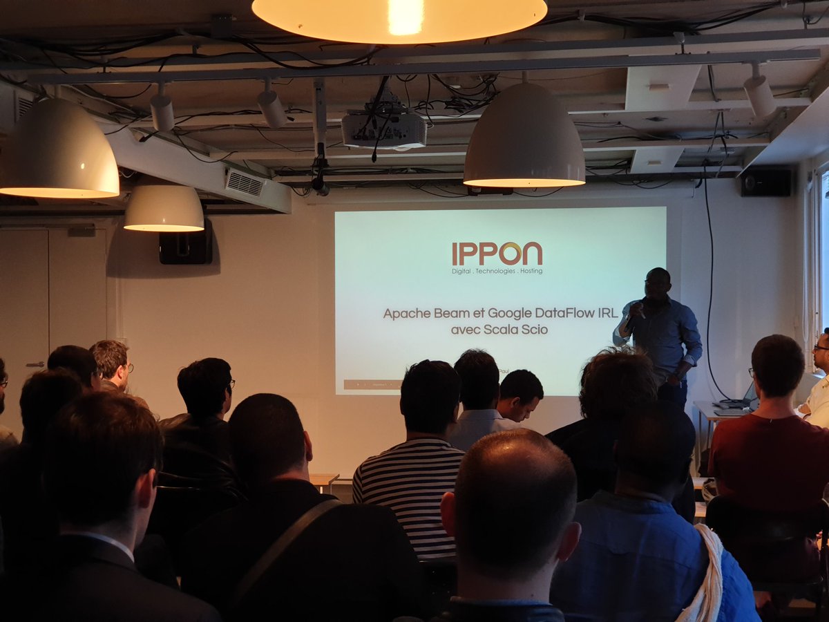 deedierxyz's tweet photo. RT ParisDataEng: C'est au tour d'Alick Paul alickonrails qui nous présente Scio un DSL Scala pour Apache Beam https://t.co/N9j3UM51TF #DeezerDevs