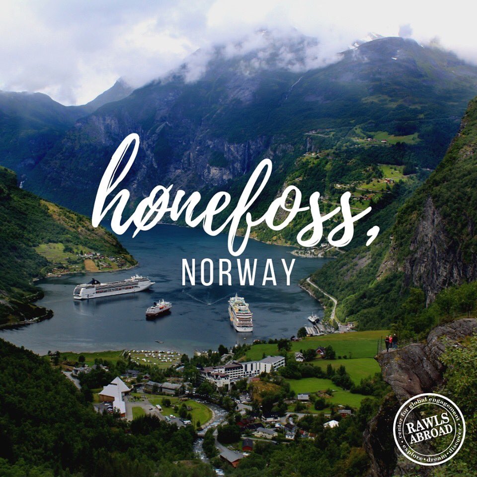 Ser deg snart! Ha en fin tur!
See you soon! Have a great trip to our Business in Norway Students and Faculty!
Be sure to send pics and videos while you're abroad, for a chance to win a Welcome Back Pizza Party!
#RawlsAbroad ✈️ 🌎 🇳🇴 
#Business #Norway #Honefoss <a href="/TTURawlsCollege/">Rawls College</a>