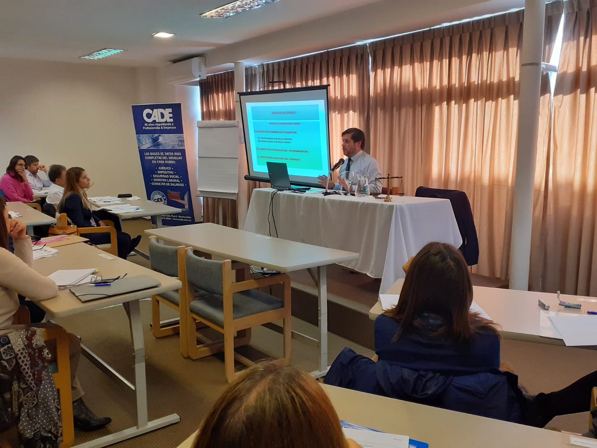 CadeUruguay's tweet photo. #CursosCADE “Contratos Agrarios” . Expone el Dr. Jorge Fernández Reyes https://t.co/gOGhZGaG3G