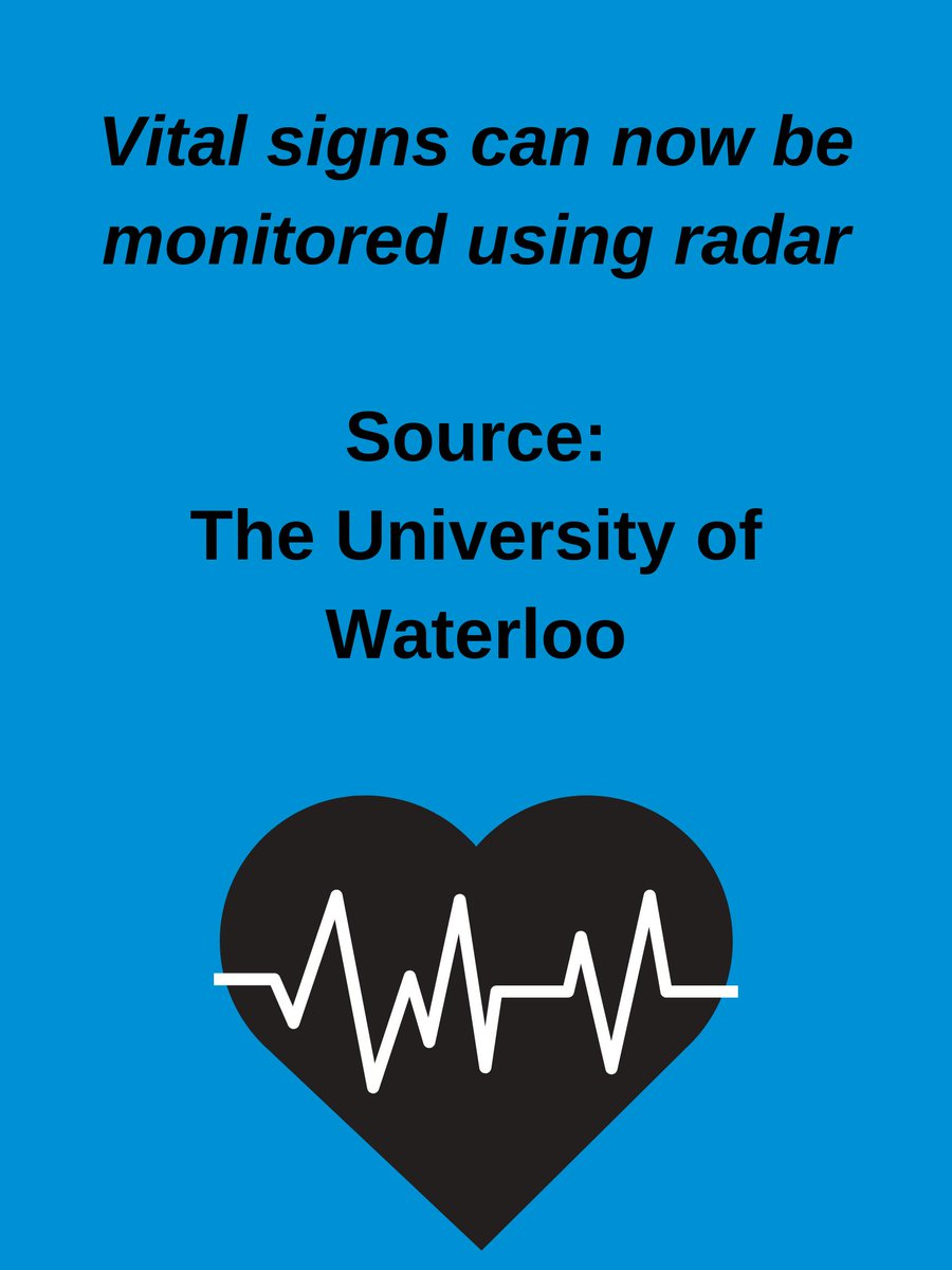 ApBiosciences's tweet photo. Happy #techtuesday everyone! Imagine having your vital signs being monitored by radar without having to be hooked up to a machine? Check out this article to learn more about this new technology at https://t.co/vKBbD797Gq. https://t.co/Sa5ZQoBZZ5