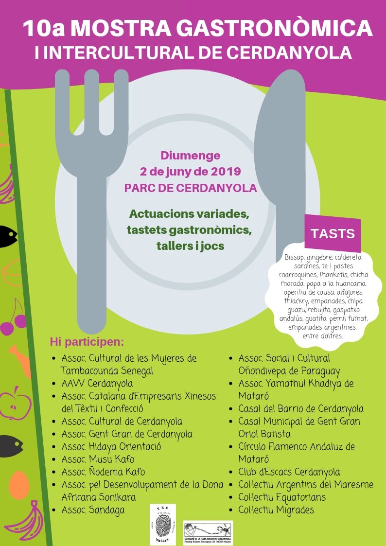 Cerdanyolabarri's tweet photo. El diumenge 02 Juny 2019,  la 10ª Mostra Gastronòmica i Intercultural de Cerdanyola al parc de Cerdanyola 😀
#cerdanyolademataro #Mataró  #maresme #catalunya #festamajor #FMCERDANYOLA2019 https://t.co/4JkXz8yMt7