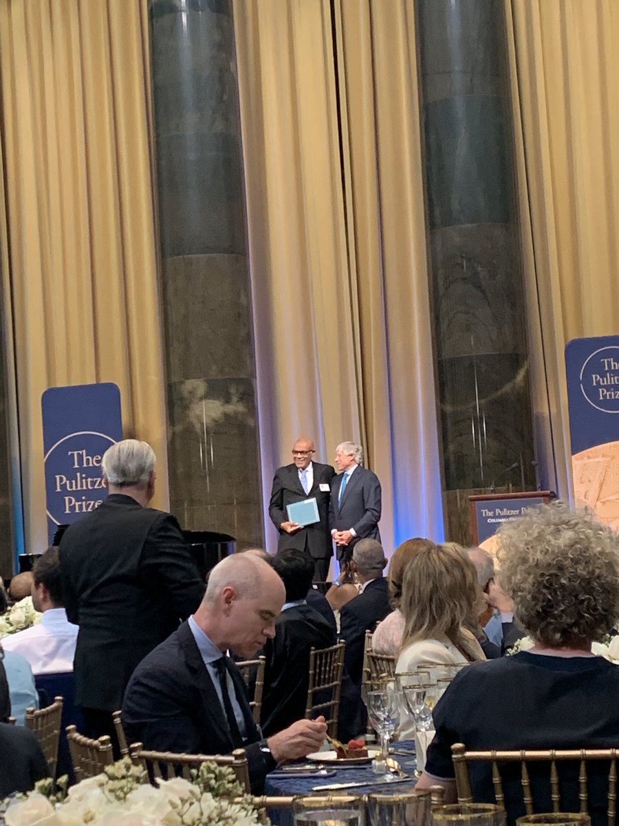 Congrats Jeffrey Stewart! 2019 #LukasPrizes winner and now #Pulitzer winner for “The New Negro.” @columbiajourn