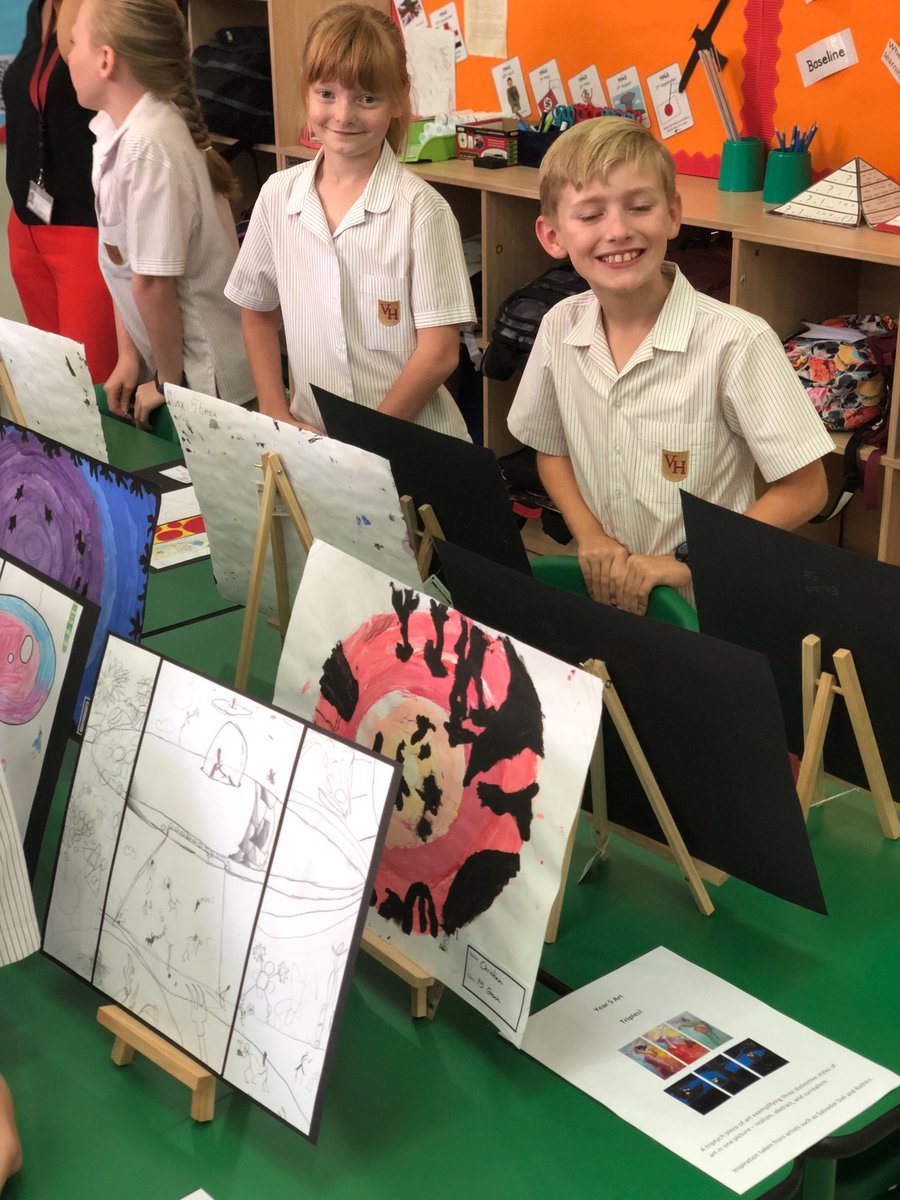 Year 5 &amp; 6 showing off their art work. #vhpsart #vhpsSuccess #vhps_Year5 #vhps_year6 #artshow #artrocks <a href="/art_dugong/">Dugong Art</a> <a href="/VHPS_Events/">Events | Victory Heights Primary School</a>
