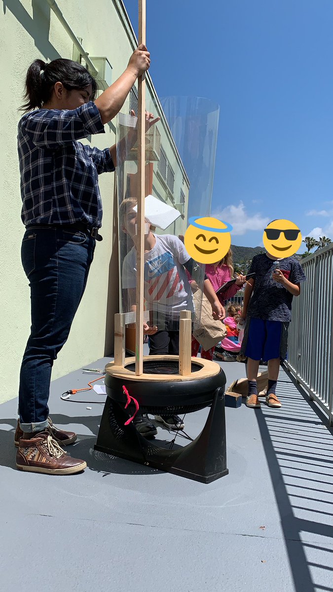 DESIGNERS!!  1st grade students in Ms Barbera’s class design seeds and then test how well they will distribute for planting by simulating the wind and animal transport. #paliproud #designers #makers #iti_lausd