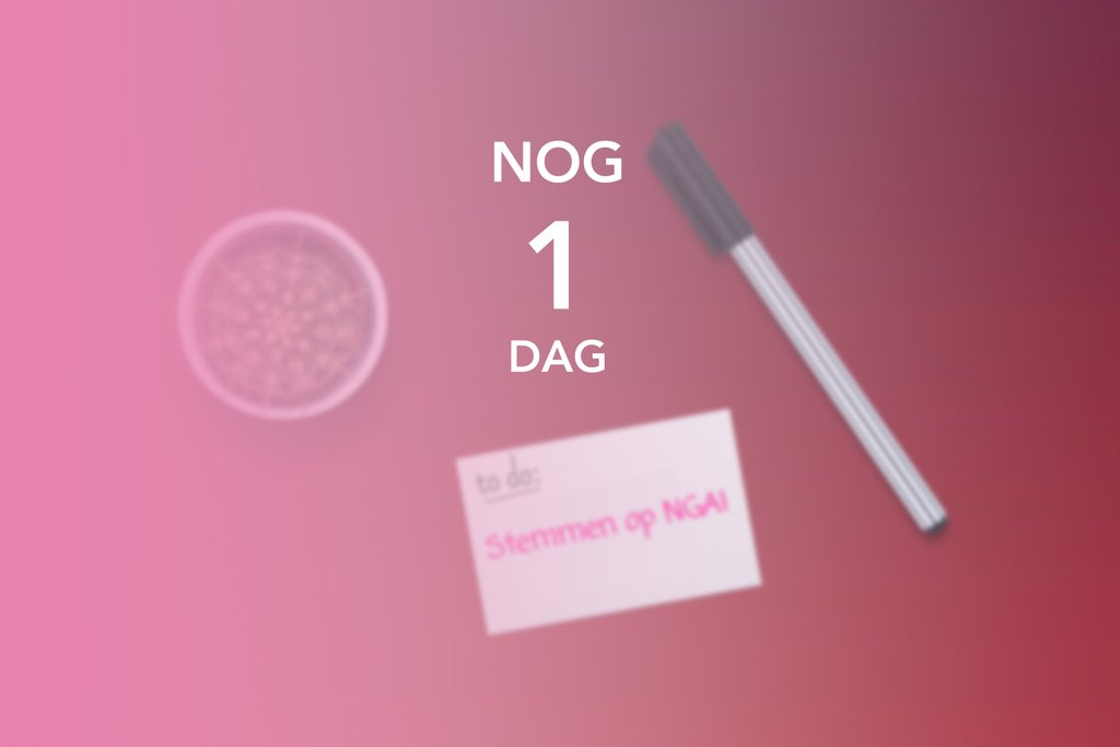 Je hebt nog 1 dag om te stemmen! Heb jij al gestemd op NGA voor de Rabobank Clubkascampagne? Stemmen kan met jouw persoonlijke stemcode van @RaboRvN! #RCC2019