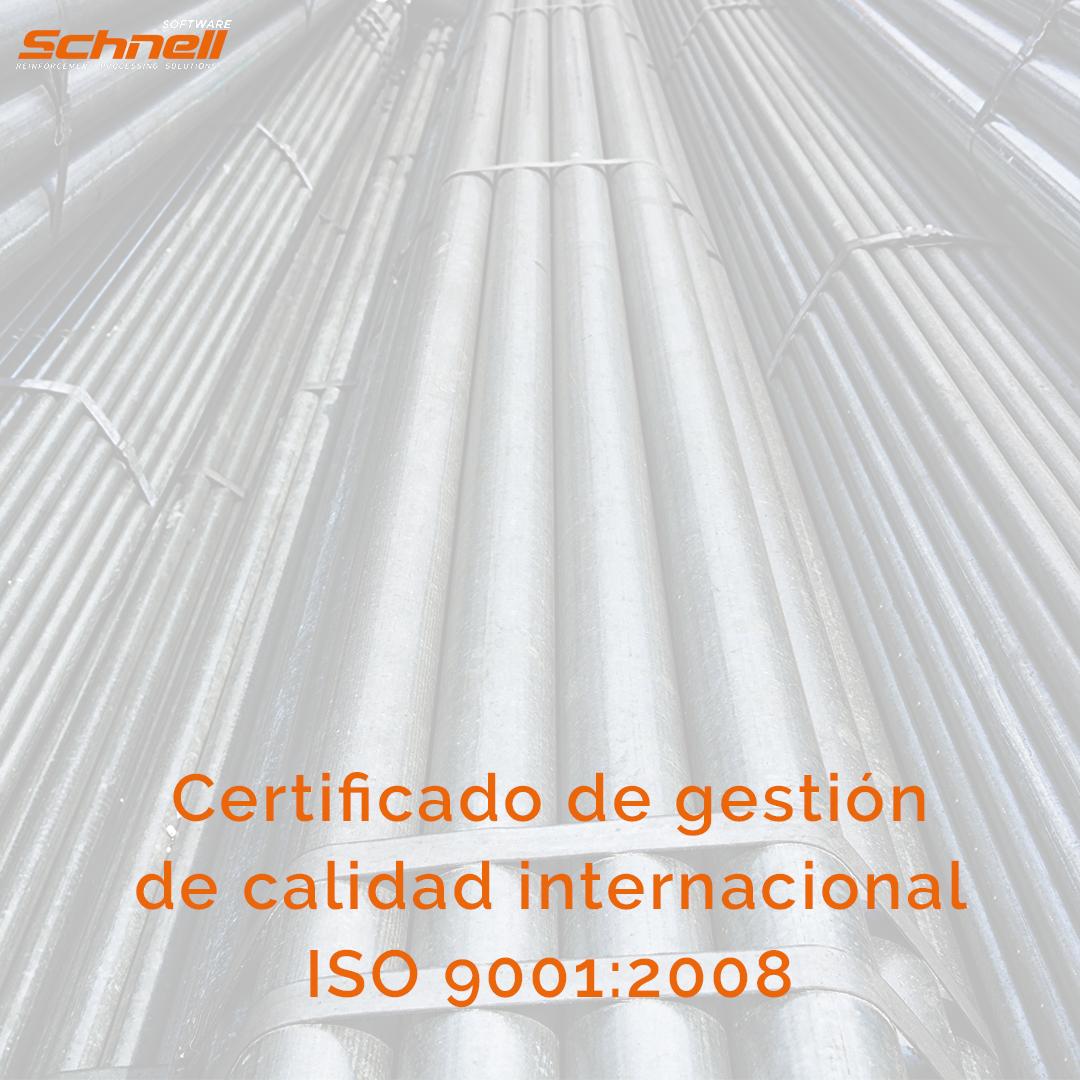 SchnellSoftware's tweet photo. La satisfacción de las necesidades de los clientes y la mejora continua, nos permitió que en el año 2011 @SchnellSoftware fuese certificada por la compañía TUV Rheinland, según la normativa internacional ISO 9001:2008 en materia de gestión de calidad👌🏼#SchnellSoftware #Ferralla https://t.co/f08yHAJEOZ