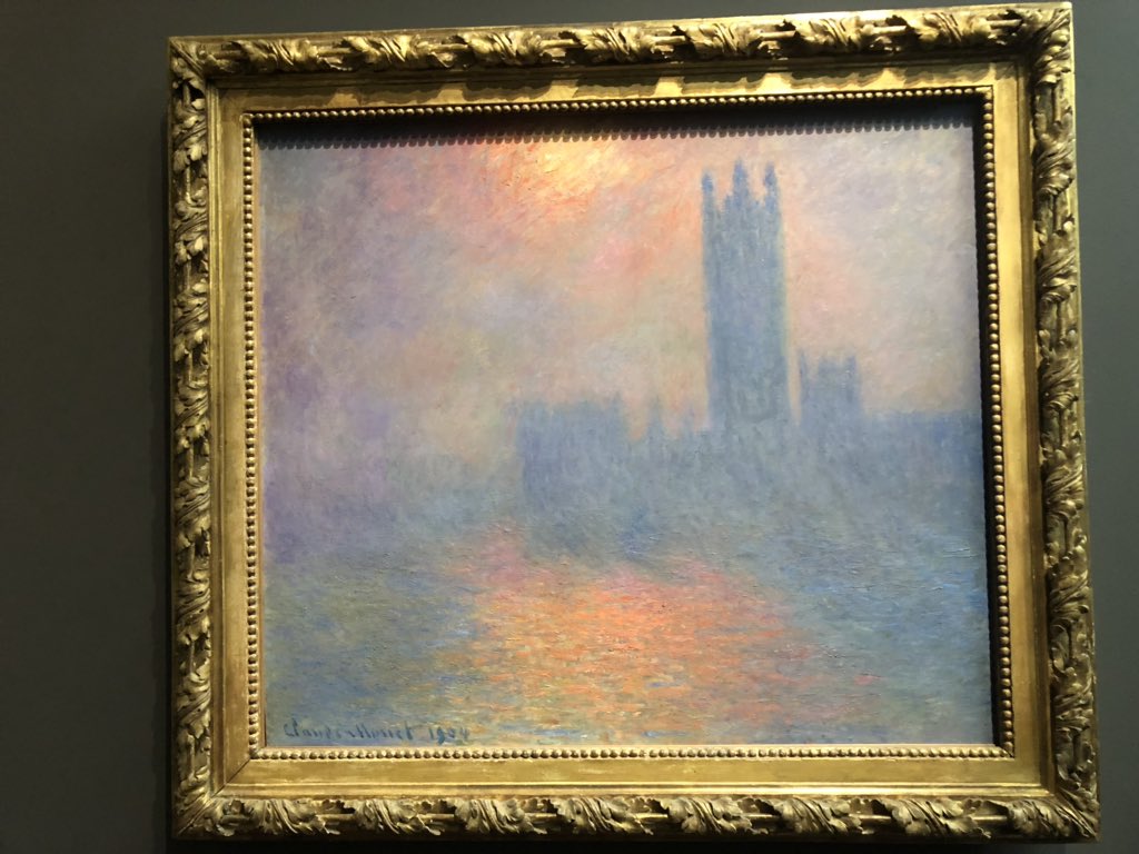 IvyLorena_Md's tweet photo. The simplicity in Monet’s colors is what makes it so intense #ClaudeMonet #masterofcolor Violet is my favorite one ☺️place pure red and blue, do not mix in the canvas or palette, interesting technic 🎨 https://t.co/cTcXuA9UfF