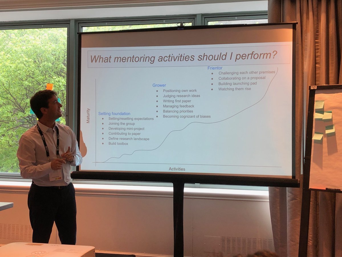 s_baltes's tweet image. @sebaelbaum showing changing mentoring activities with growing maturity @ICSEconf new faculty symposium #icse18 #nfs19