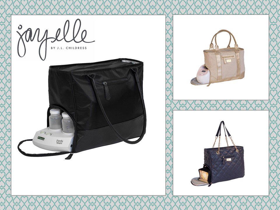 Every jay elle Breast Pump Bag has a pump access flap &amp; is compatible with ALL breast pumps! Looks like a purse but functions like a breast pump bag…gotta love that! #breastfeeding #breastpump #pumpingmom #breastpumpbag #withyoueveryounce